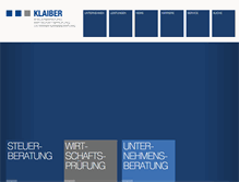 Tablet Screenshot of kl-klaiber.de
